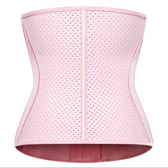 (S)💎BABY PINK WAIST TRAINER CINCHER BREATHABLE - Picture 13 of 15